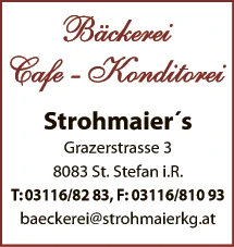 Print-Anzeige von: Strohmaier KG, Bäckereien Print-Anzeige von: Strohmaier KG, Bäckereien