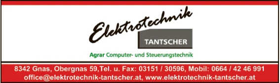 Print-Anzeige von: Harald Tantscher, Elektrotechnik