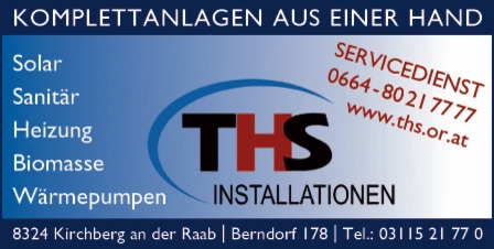 Print-Anzeige von: THS Installationen GmbH