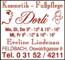 Print-Anzeige von: Lindenau, Dorothea, Kosmetik