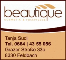 Print-Anzeige von: Sudi, Tanja, Kosmetik