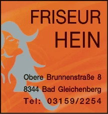 Print-Anzeige von: Friseur Hein Print-Anzeige von: Friseur Hein