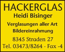 Print-Anzeige von: Hackerglas