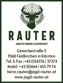 Print-Anzeige von: Rauter, Heinz, Jagd u. Fischerei