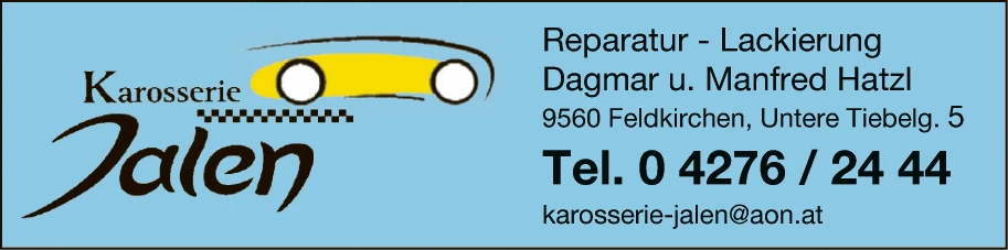 Print-Anzeige von: Hatzl, Dagmar, Karosseriebau