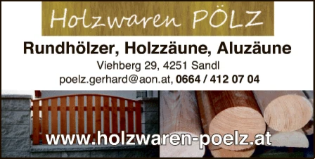 Print-Anzeige von: Pölz, Gerhard, Holzwaren