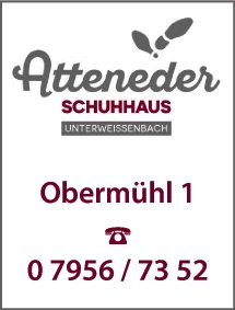 Print-Anzeige von: Atteneder Schuhhaus e.U., Schuhgeschäft
