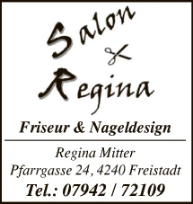 Print-Anzeige von: Mitter, Regina, Friseure