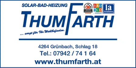 Print-Anzeige von: Thumfarth GmbH, Haustechnik