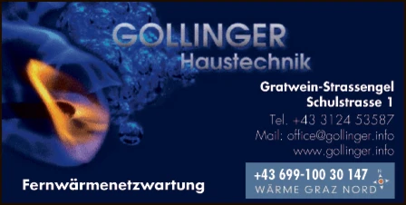 Print-Anzeige von: Gollinger, Haustechnische Systeme