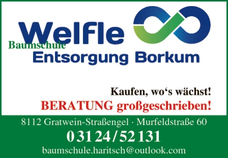 Print-Anzeige von: Baumschule Haritsch