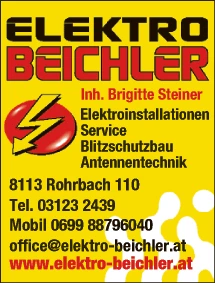 Print-Anzeige von: Elektro Beichler, Elektrotechnik