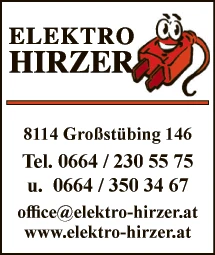 Print-Anzeige von: Elektro Hirzer