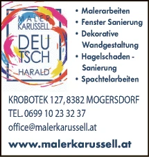 Print-Anzeige von: Deutsch, Harald, Maler