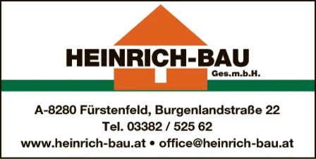 Print-Anzeige von: Heinrich-Bau GmbH