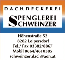 Print-Anzeige von: Schweinzer, Gerald, Dachdeckerei Spenglerei