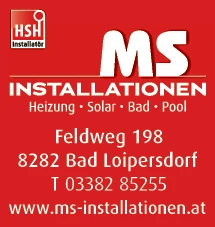 Print-Anzeige von: MS Installationen GmbH, Installationen