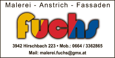 Print-Anzeige von: Fuchs, Andreas, Malerei-Anstrich