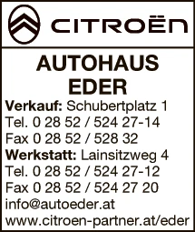 Print-Anzeige von: Autohaus Eder