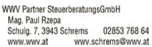 Print-Anzeige von: WWV Partner SteuerberatungsGmbH