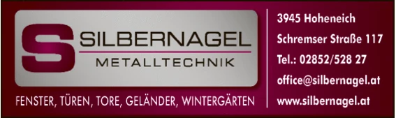 Print-Anzeige von: Silbernagel Metalltechnik GmbH