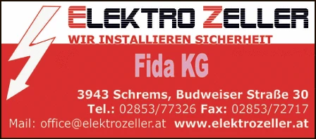 Print-Anzeige von: Haberreiter & Fida OG, Eletro Zeller