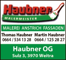 Print-Anzeige von: Haubner, Thomas, Malerei
