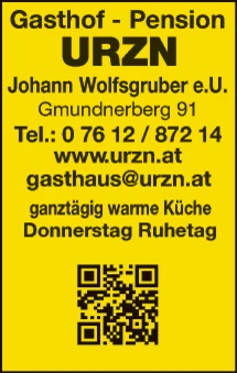 Print-Anzeige von: Wolfsgruber, Johann, Gastwirt Print-Anzeige von: Wolfsgruber, Johann, Gastwirt