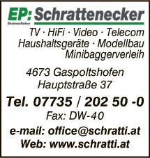 Print-Anzeige von: Schrattenecker, Alexander, Elektronik