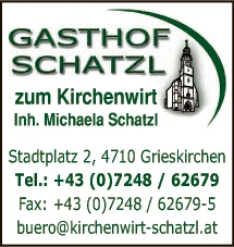 Print-Anzeige von: Schatzl, Michaela, Gasthof-Fremdenzimmer