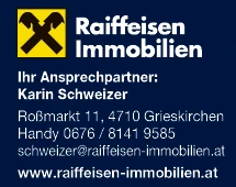 Print-Anzeige von: Raiffeisen Immobilien Karin Schweizer, Immobilien