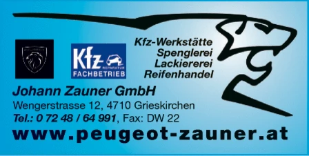 Print-Anzeige von: Zauner Johann GmbH, Autohandel