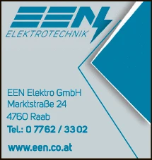 Print-Anzeige von: EEN Elektro GmbH, Elektrotechnik Print-Anzeige von: EEN Elektro GmbH, Elektrotechnik