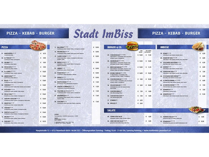 Galerie-Bild 1: Stadt Imbiss aus Peuerbach von Stadt Imbiss Aydar Cetin, Pizza, Kebap, Burger