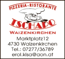 Print-Anzeige von: TSCHAPO Kisa e.U., Pizzeria