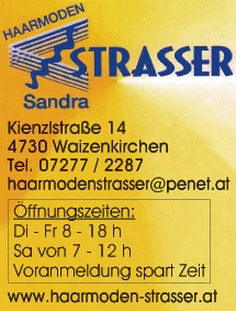 Print-Anzeige von: Strasser, Sandra, Friseur