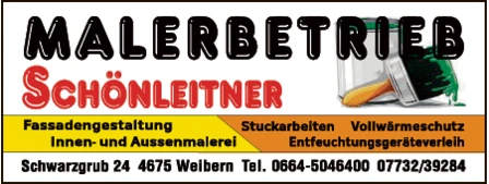 Print-Anzeige von: Schönleitner, Josef, Malerbetrieb