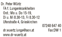 Print-Anzeige von: Würtz, Peter, Dr., FA f Lungenkrankenheiten