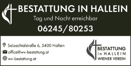 Print-Anzeige von: Wiener Verein Bestattungs- u VersicherungsservicegesmbH