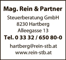 Print-Anzeige von: Mag. Rein & Partner Steuerberatung GmbH