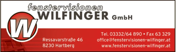 Print-Anzeige von: Fenstervisionen Wilfinger GmbH