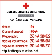 Print-Anzeige von: Österreichisches Rotes Kreuz, LV St 