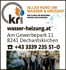 Print-Anzeige von: KR Installationstechnik GmbH, Installationstechnik