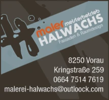 Print-Anzeige von: Halwachs, Adrian, Malermeister Print-Anzeige von: Halwachs, Adrian, Malermeister