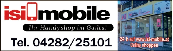 Print-Anzeige von: isi-mobile Handyfachgeschäft