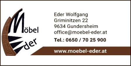 Print-Anzeige von: Eder Wolfgang, Tischler
