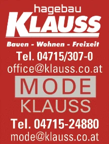 Print-Anzeige von: Klauss A. Eisen- u Baumarkt GesmbH