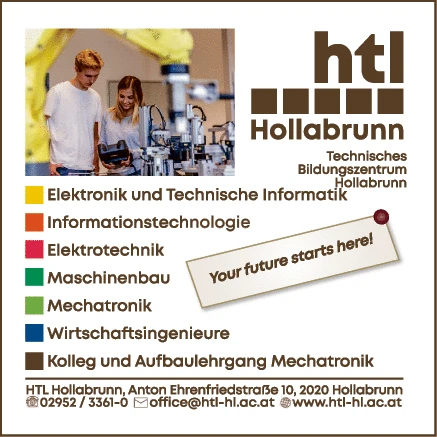 Print-Anzeige von: HTL Hollabrunn
