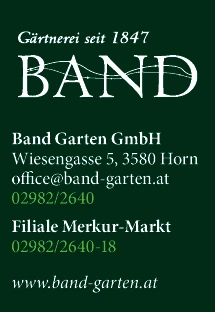 Print-Anzeige von: Band Garten GmbH, Gärtnerei