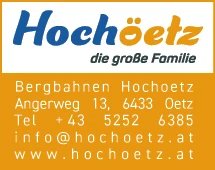 Print-Anzeige von: Schiregion Hochoetz Erschließungs-GmbH & Co KG, Bergbahnen